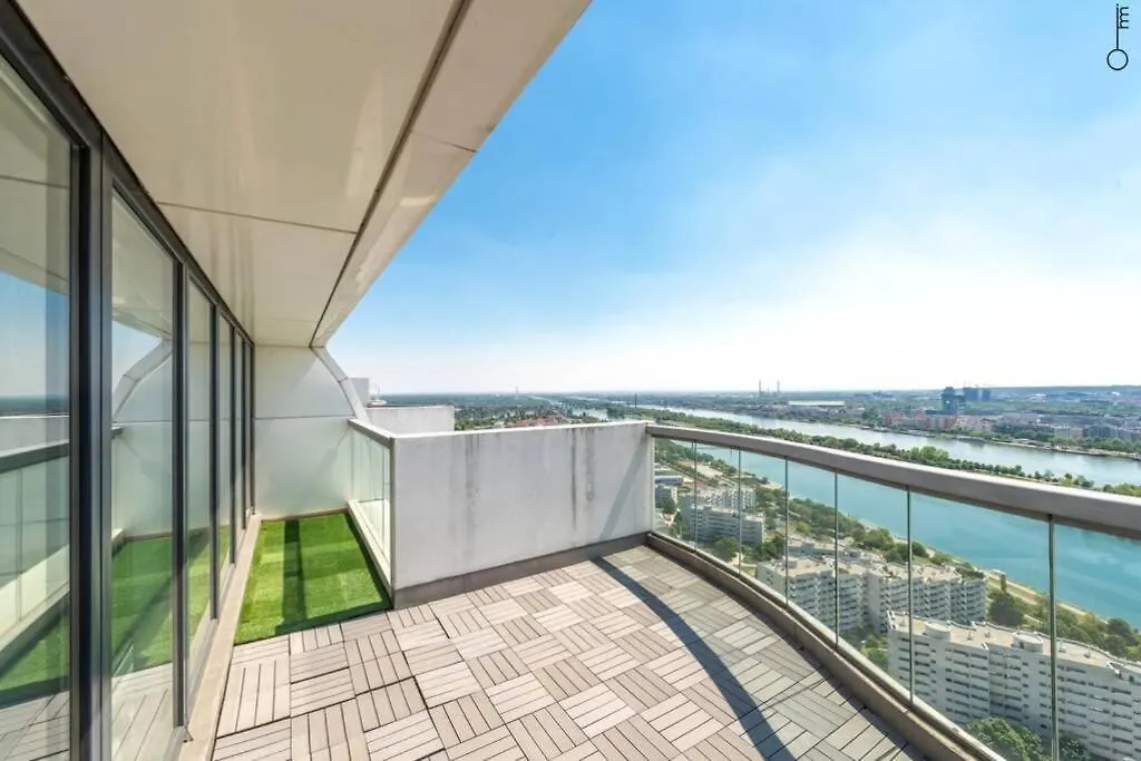 Luxus Penthouse Aussicht Uber Ganz Wien 아파트 0*, 비엔나 오스트리아